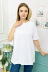 155256 Oversize Baskisiz Duz Tshirt